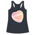 Feral Candy Heart Racerback Tank