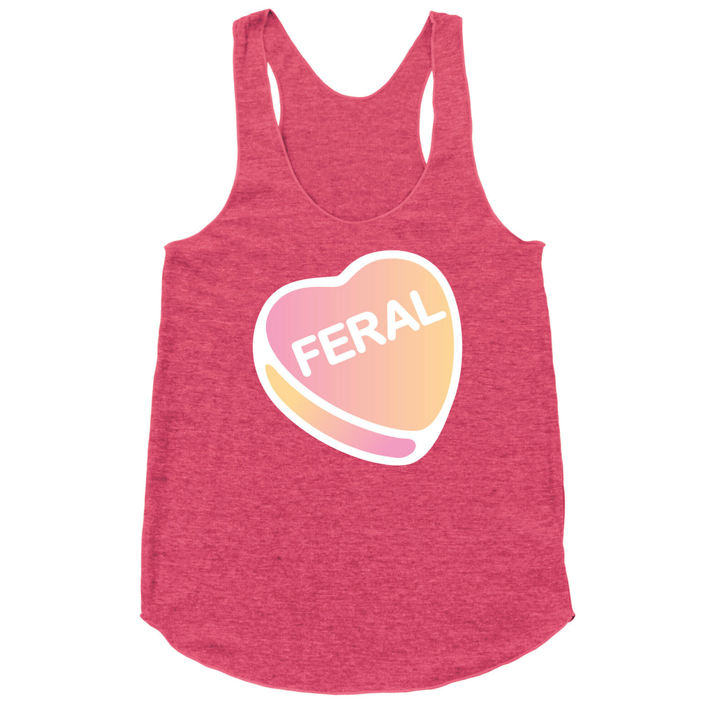 Feral Candy Heart Racerback Tank