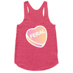 Feral Candy Heart Racerback Tank