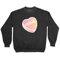 Feral Candy Heart Crewneck Sweatshirt
