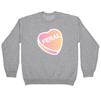 Feral Candy Heart Crewneck Sweatshirt