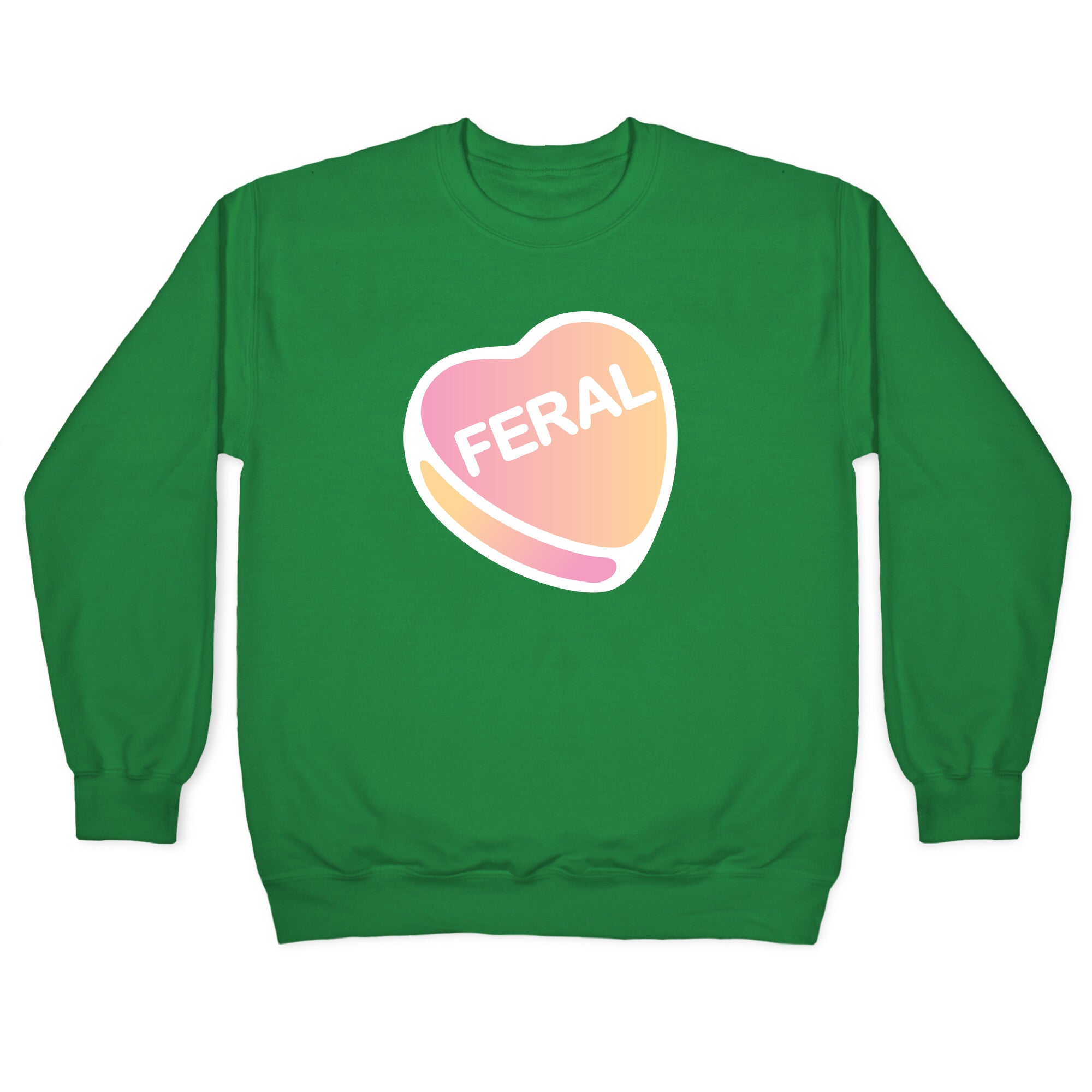 Feral Candy Heart Crewneck Sweatshirt