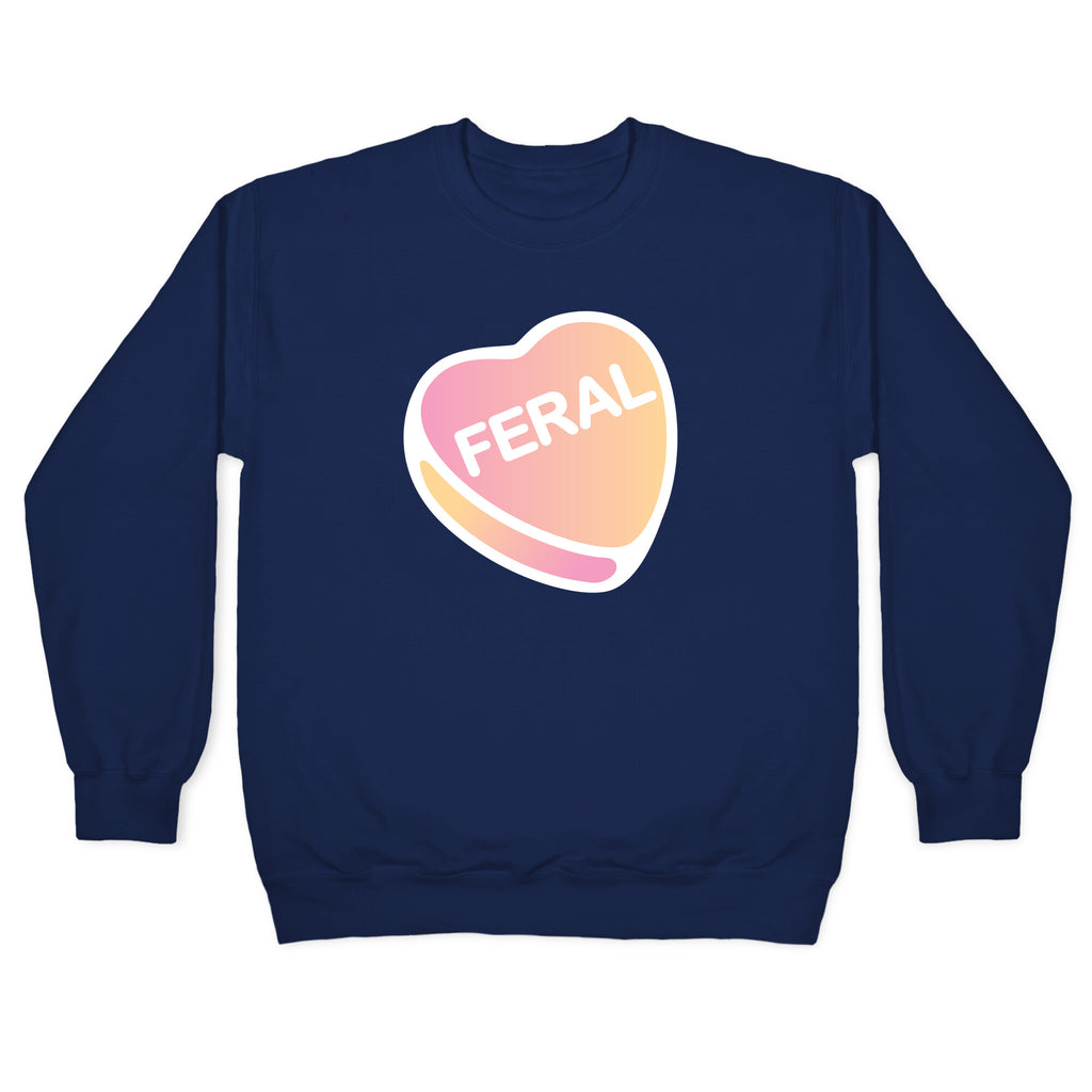 Feral Candy Heart Crewneck Sweatshirt
