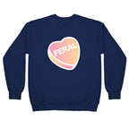 Feral Candy Heart Crewneck Sweatshirt