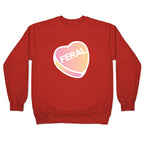 Feral Candy Heart Crewneck Sweatshirt