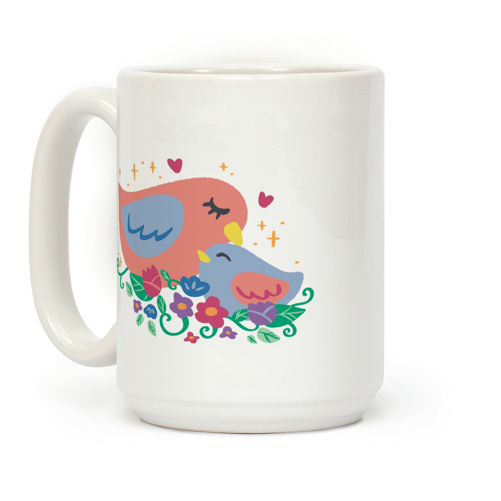 Mama Bird Orange Coffee Mug