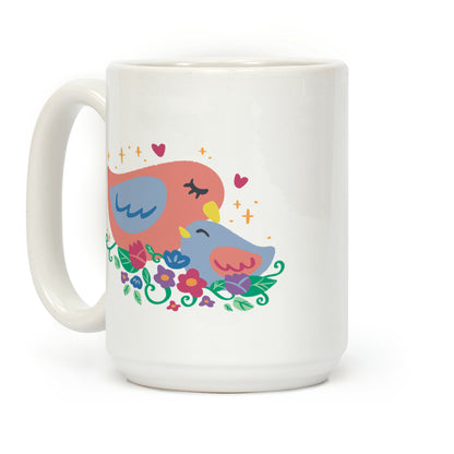 Mama Bird Orange Coffee Mug