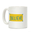 Believe Locker Room Poster Coffee Mug