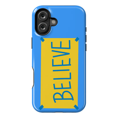 Believe Locker Room Poster Phone Case