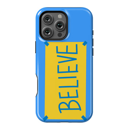 Believe Locker Room Poster Phone Case