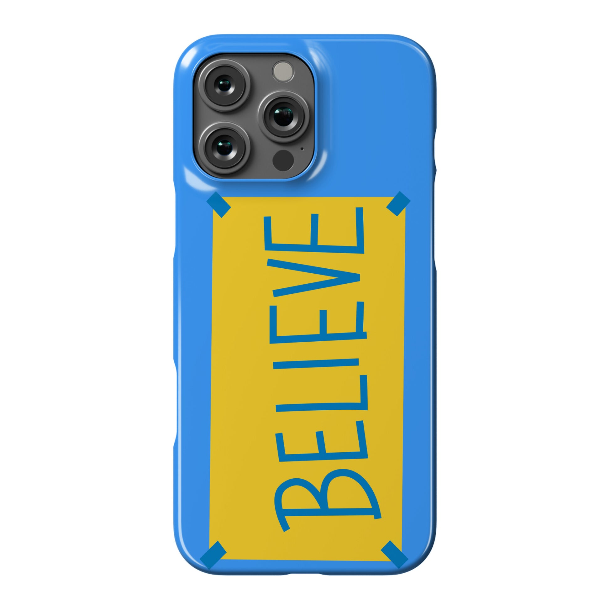 Believe Locker Room Poster Phone Case