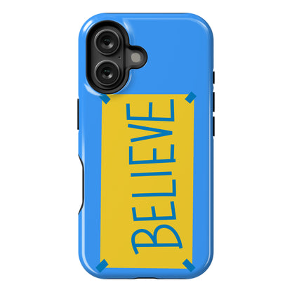 Believe Locker Room Poster Phone Case