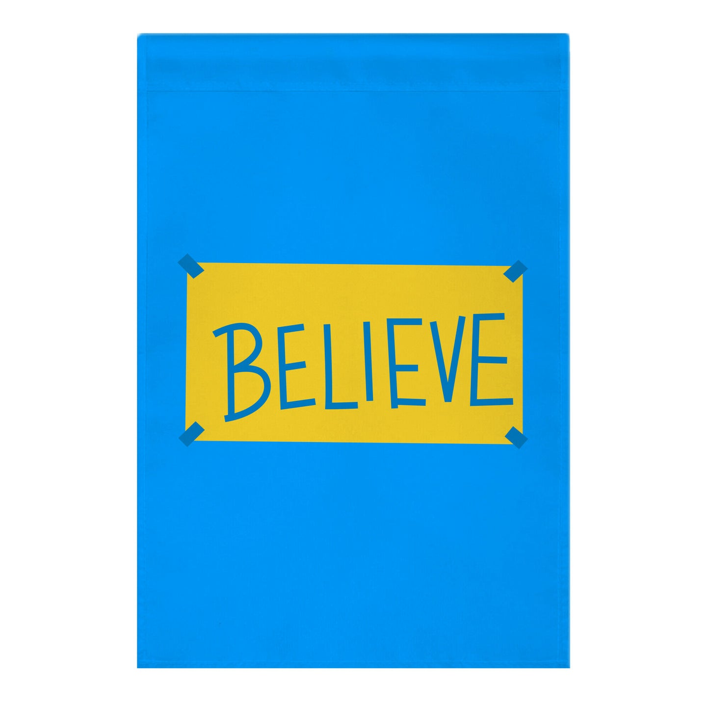 Believe Locker Room Poster Garden Flag