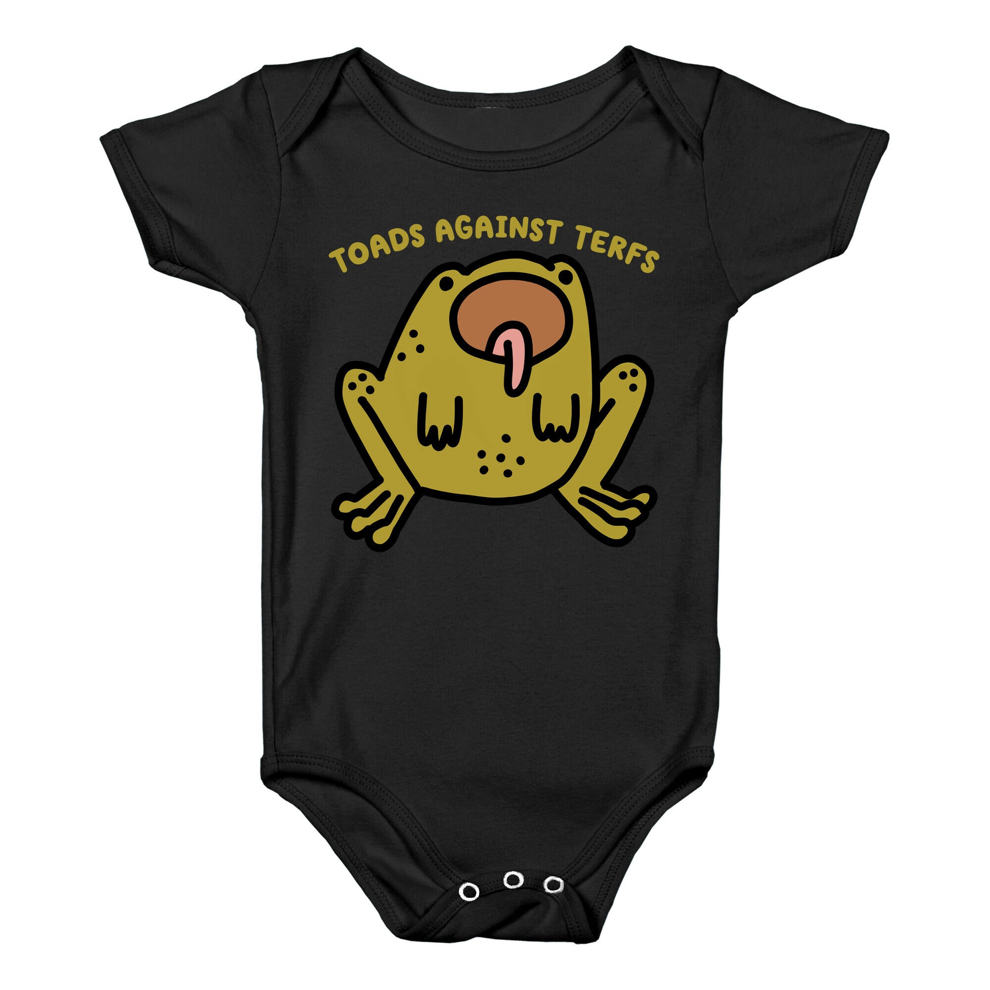 Toads Against TERFs (Censored) Baby One Piece