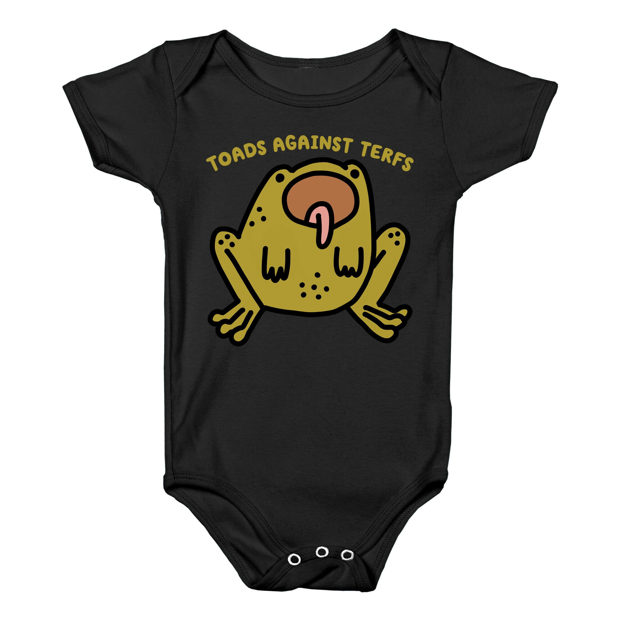 Toads Against TERFs (Censored) Baby One Piece