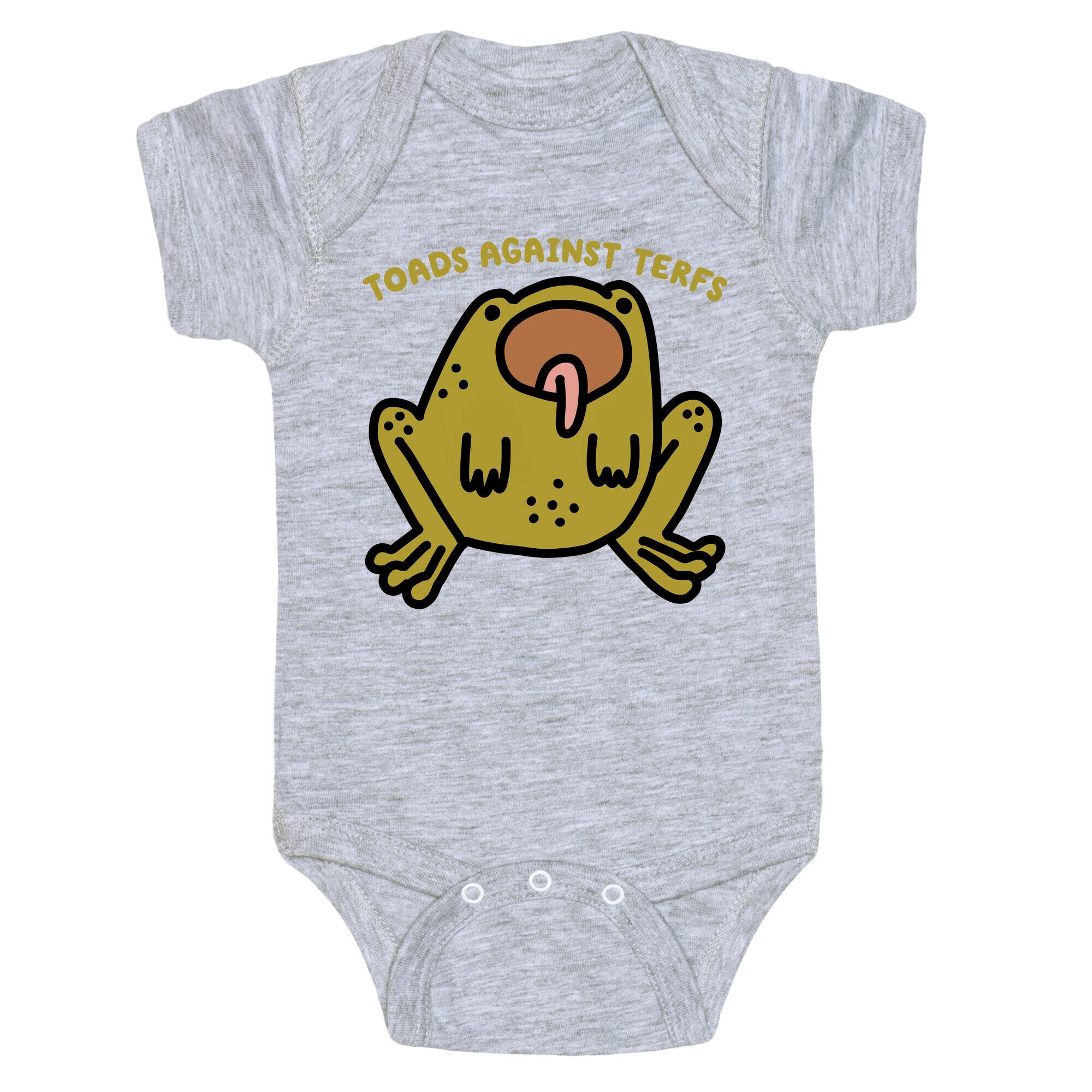 Toads Against TERFs (Censored) Baby One Piece