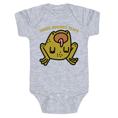 Toads Against TERFs (Censored) Baby One Piece