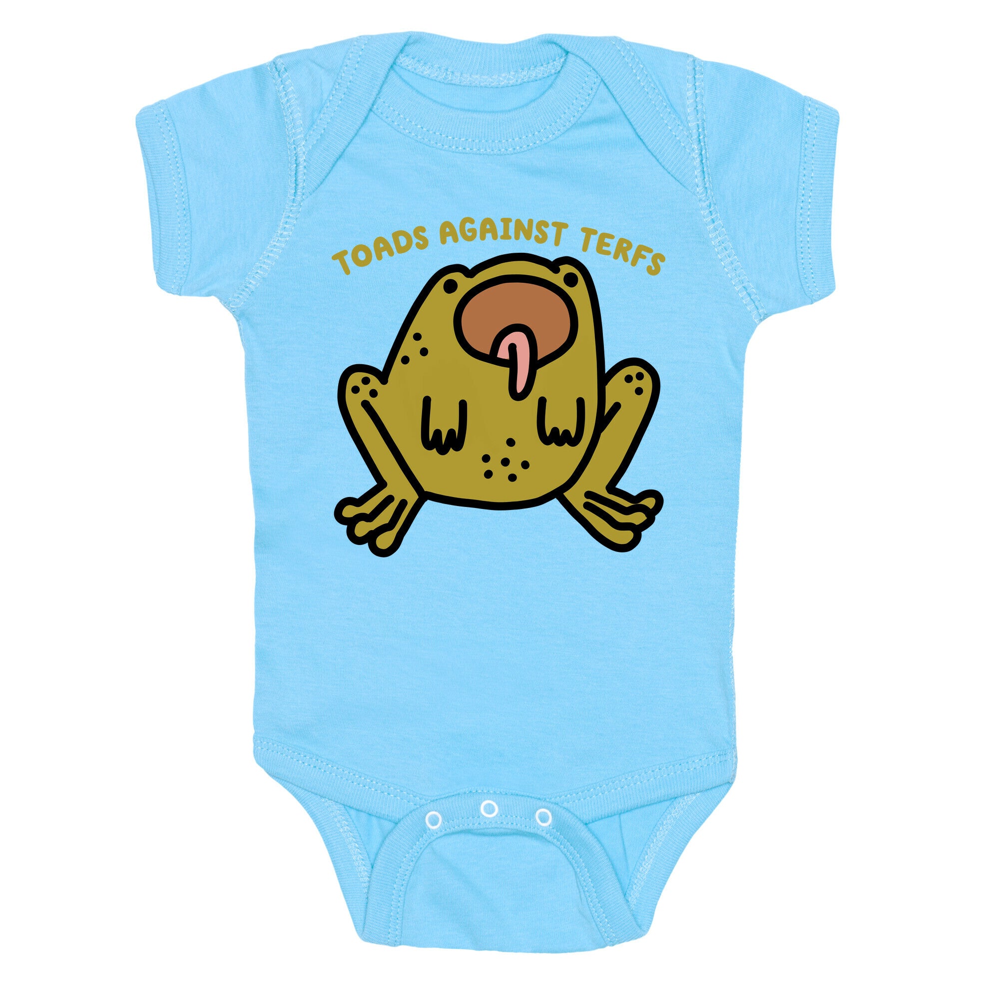 Toads Against TERFs (Censored) Baby One Piece