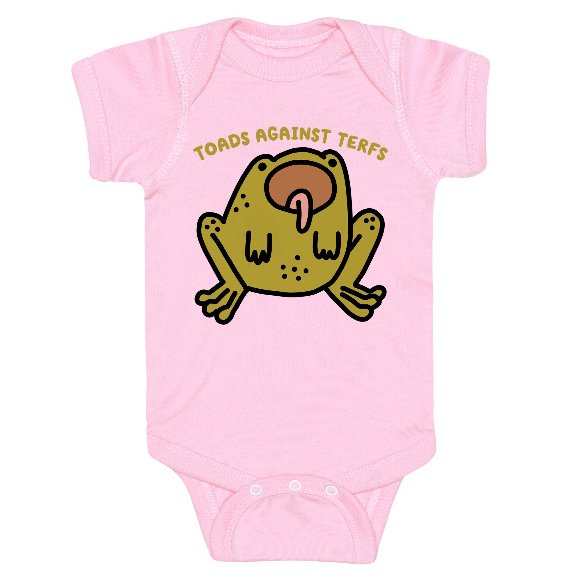 Toads Against TERFs (Censored) Baby One Piece