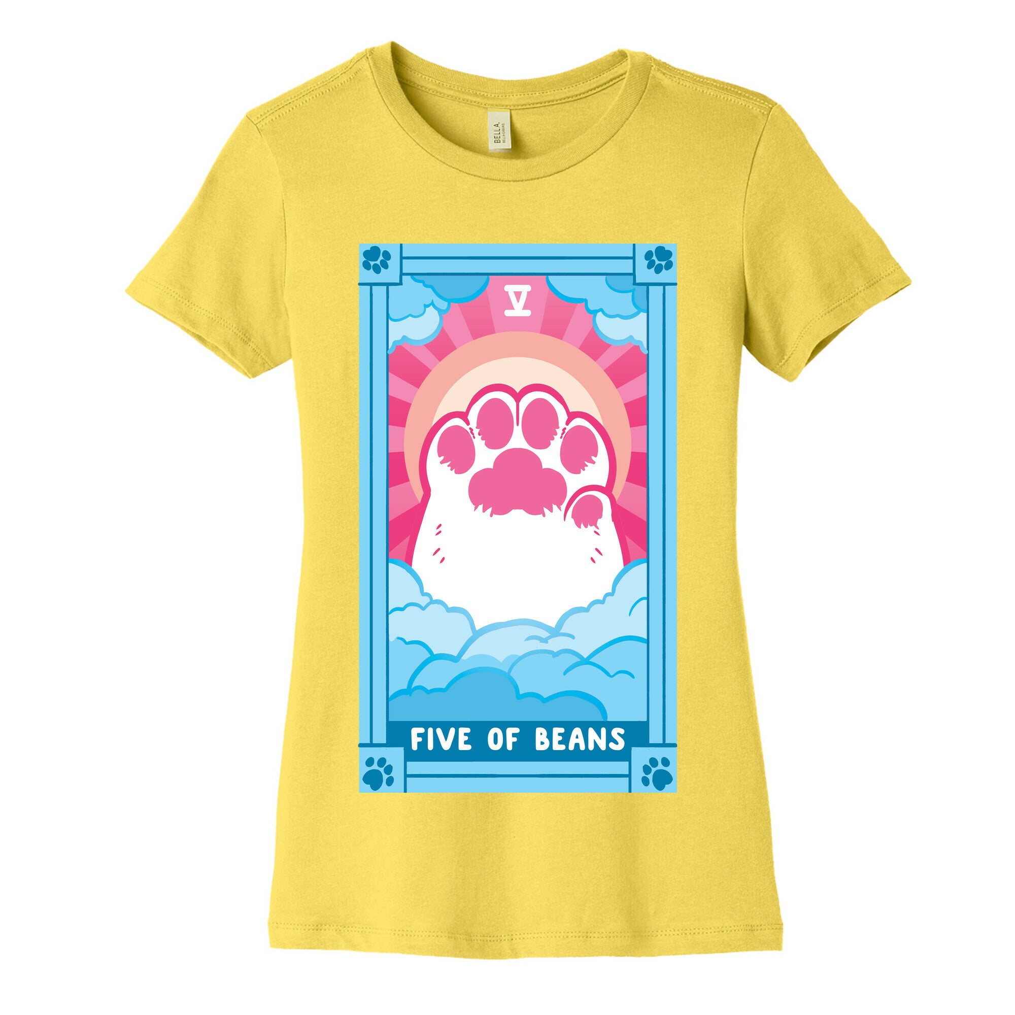 Five of Beans Women's Cotton Tee