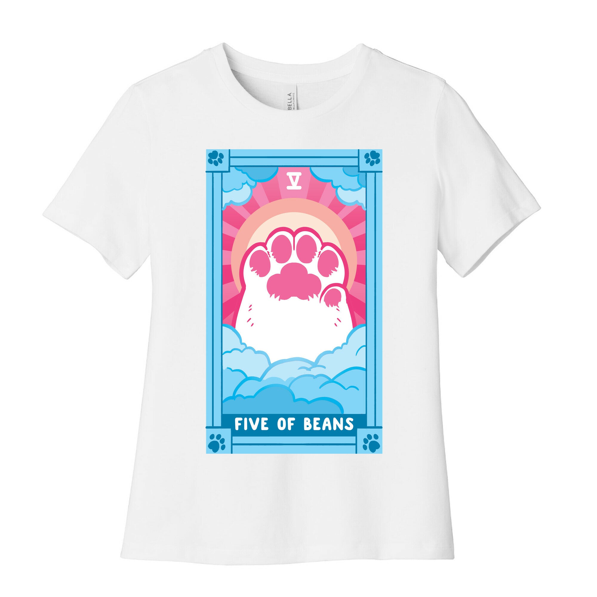 Five of Beans Women's Cotton Tee