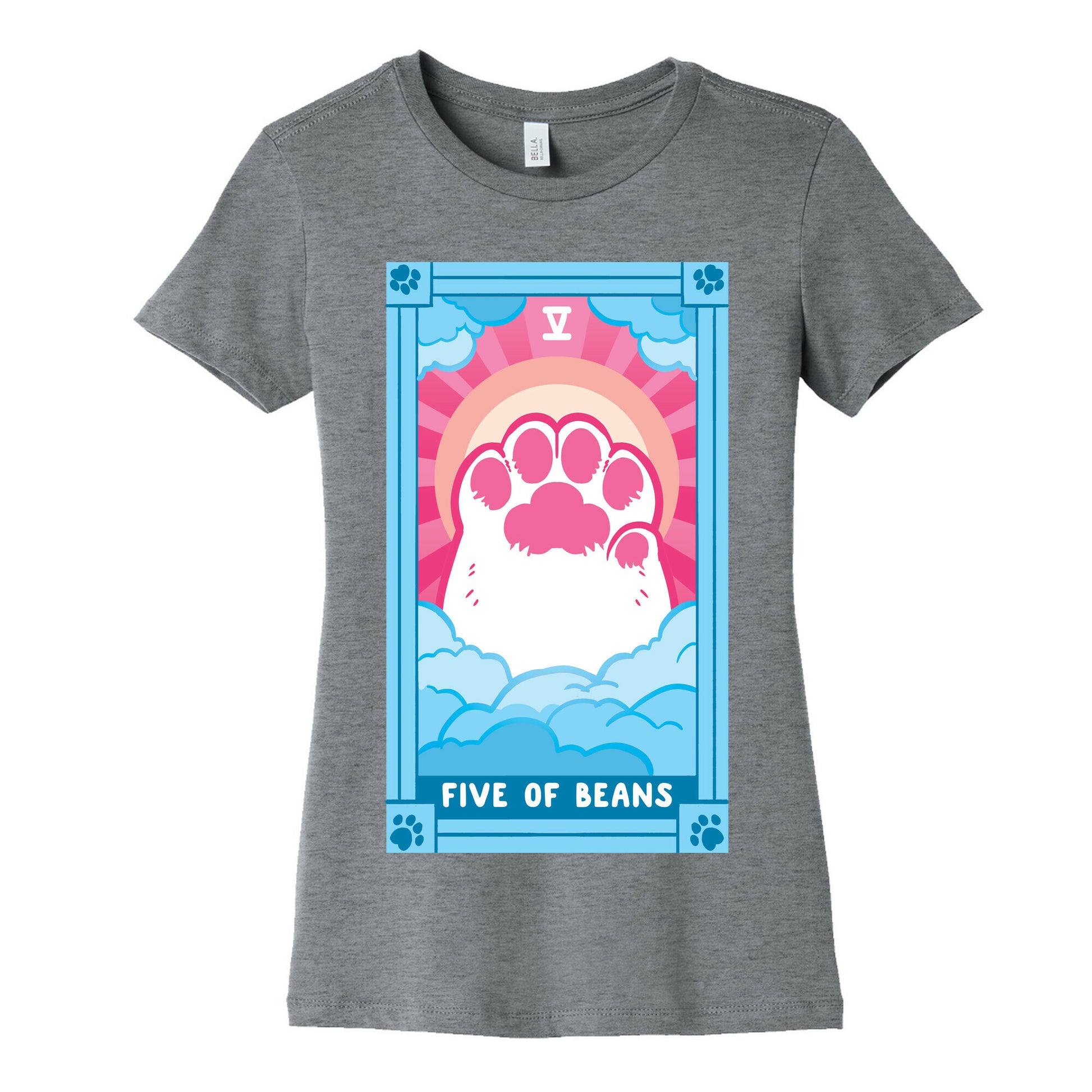 Five of Beans Women's Cotton Tee