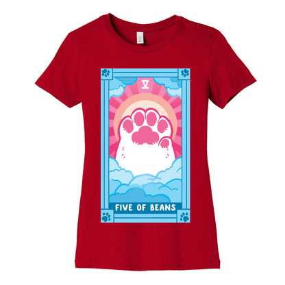 Five of Beans Women's Cotton Tee