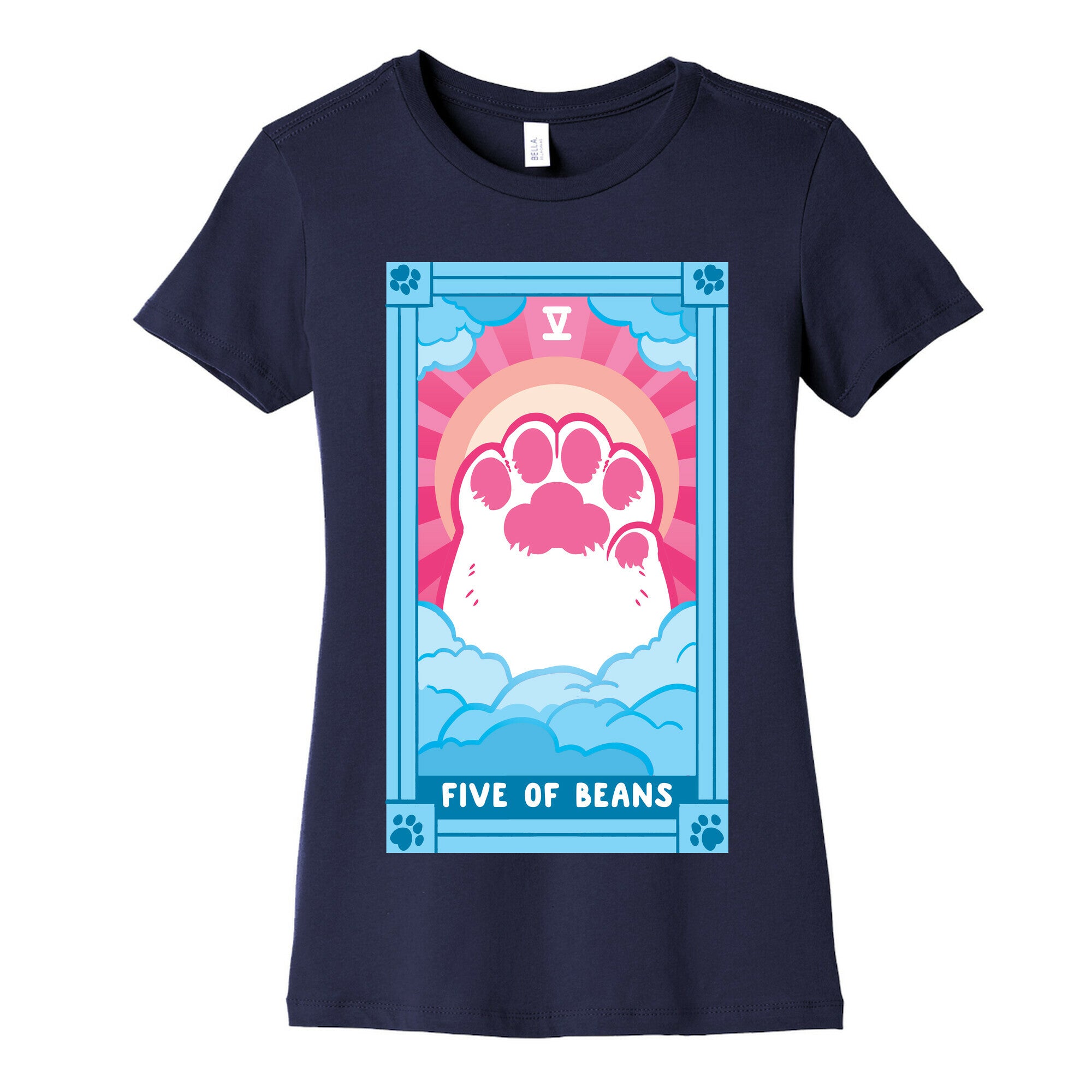 Five of Beans Women's Cotton Tee