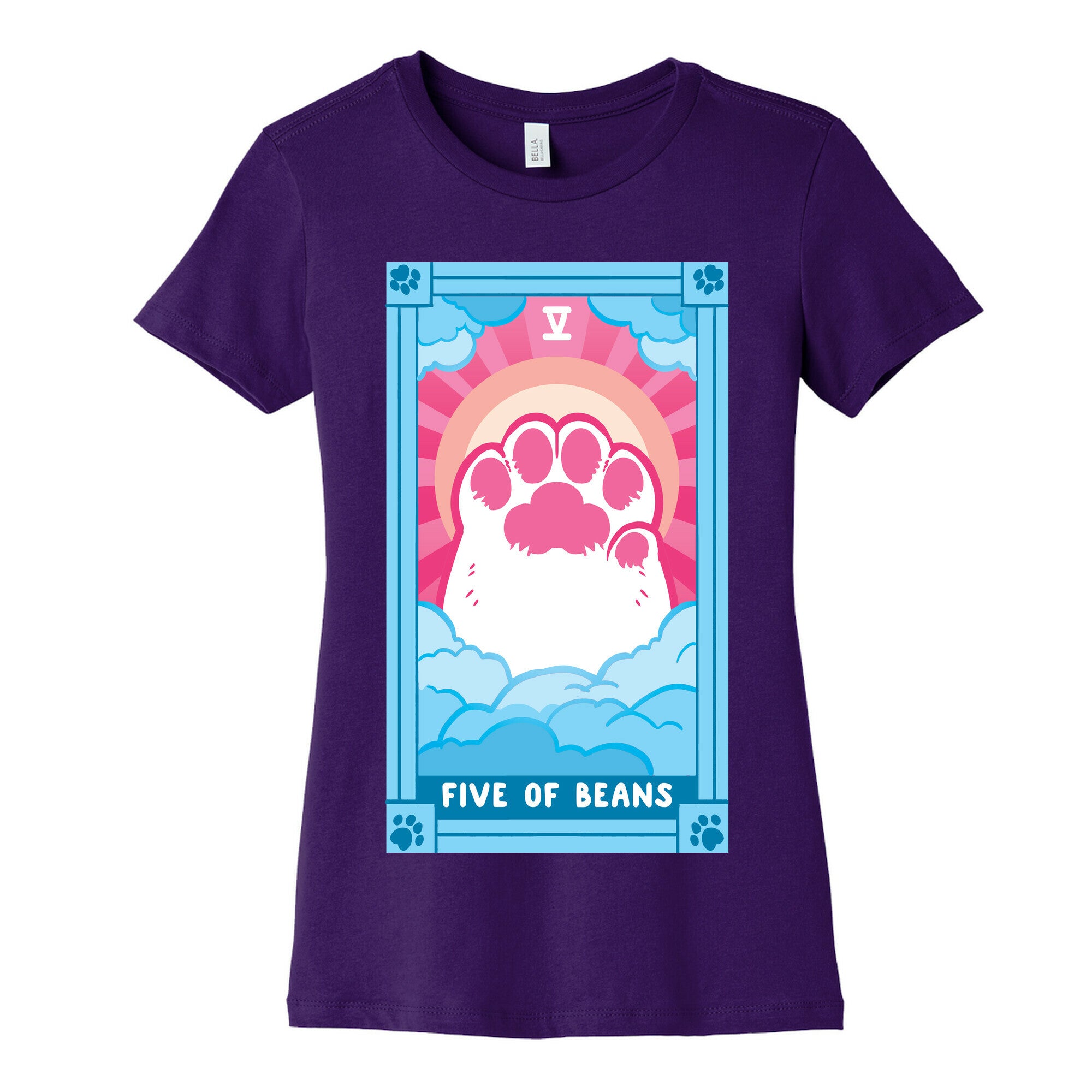Five of Beans Women's Cotton Tee