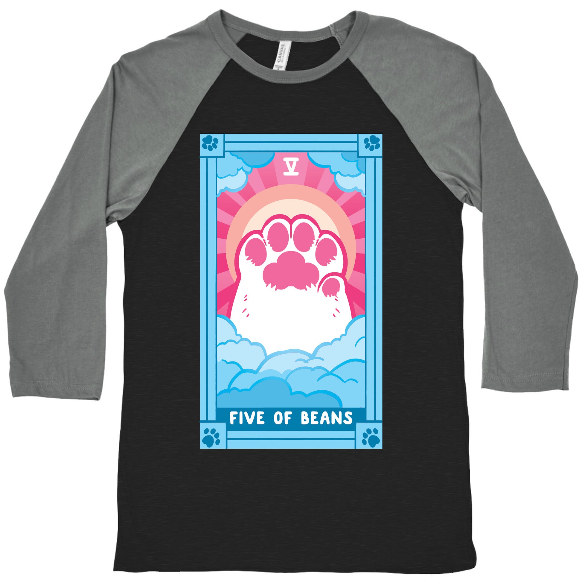 Five of Beans Baseball Tee