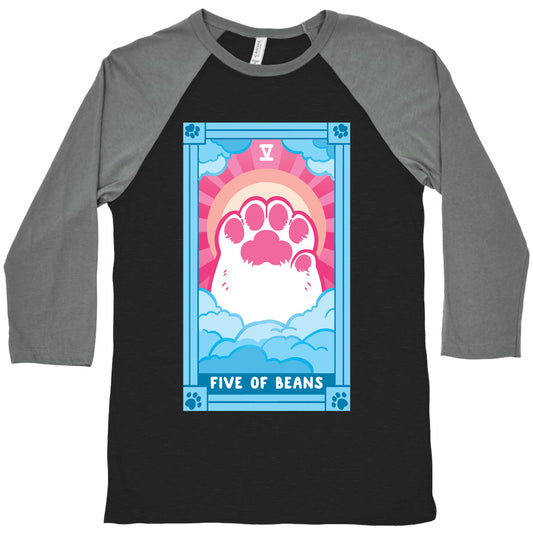 Five of Beans Baseball Tee
