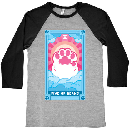 Five of Beans Baseball Tee