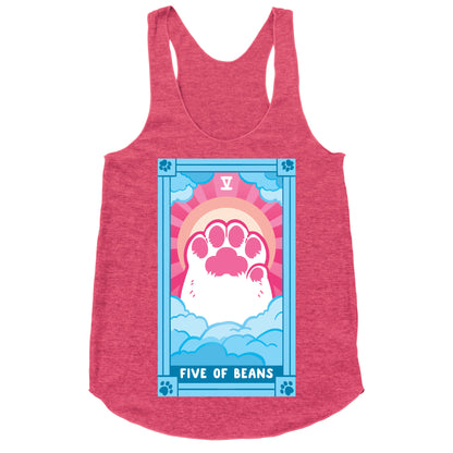Five of Beans Racerback Tank