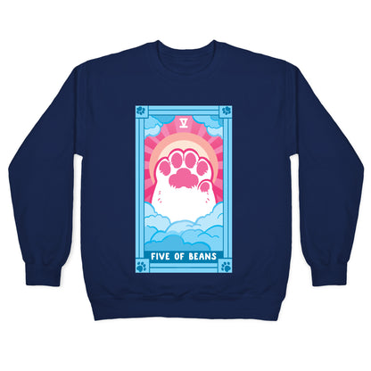 Five of Beans Crewneck Sweatshirt