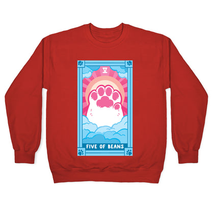 Five of Beans Crewneck Sweatshirt