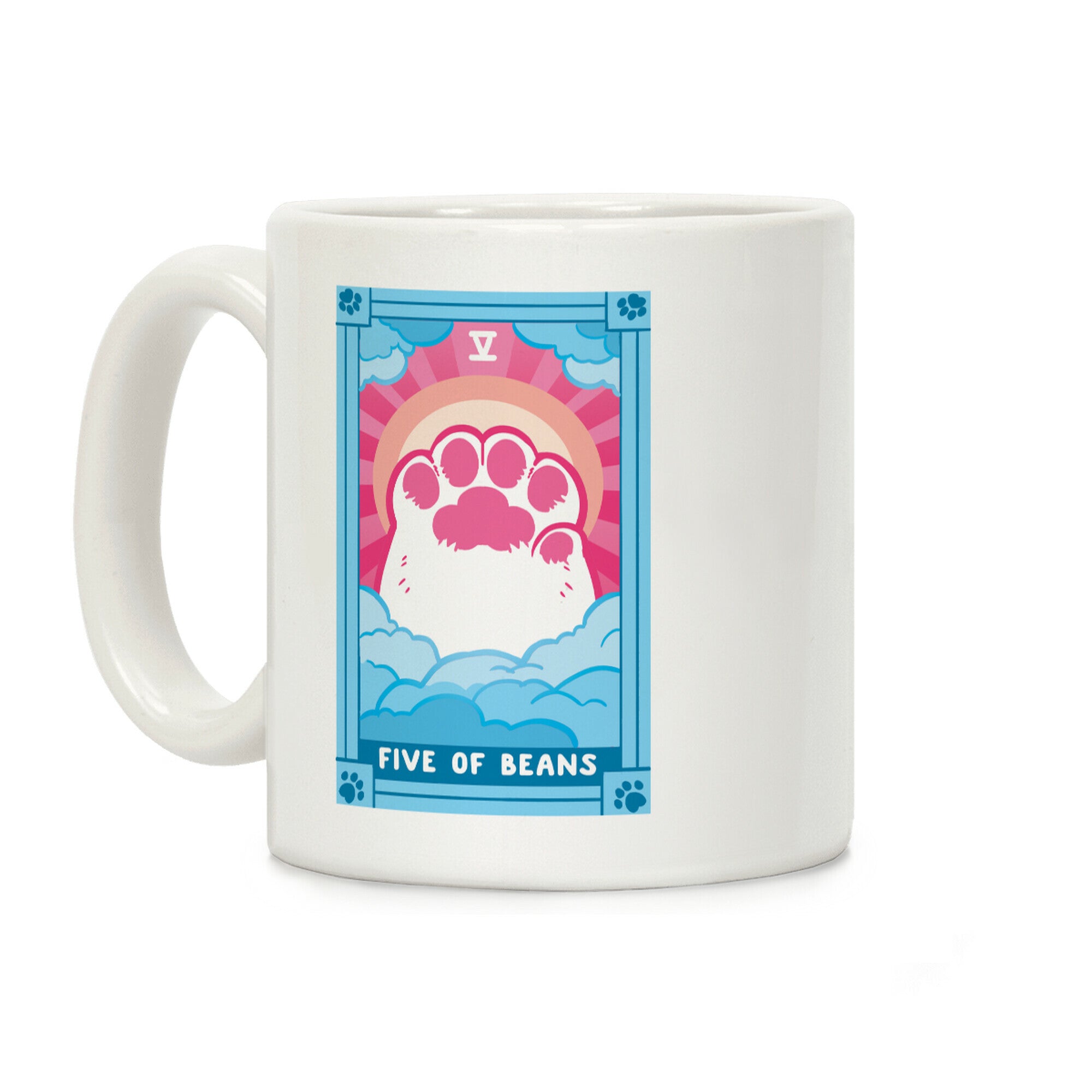 Five of Beans Coffee Mug