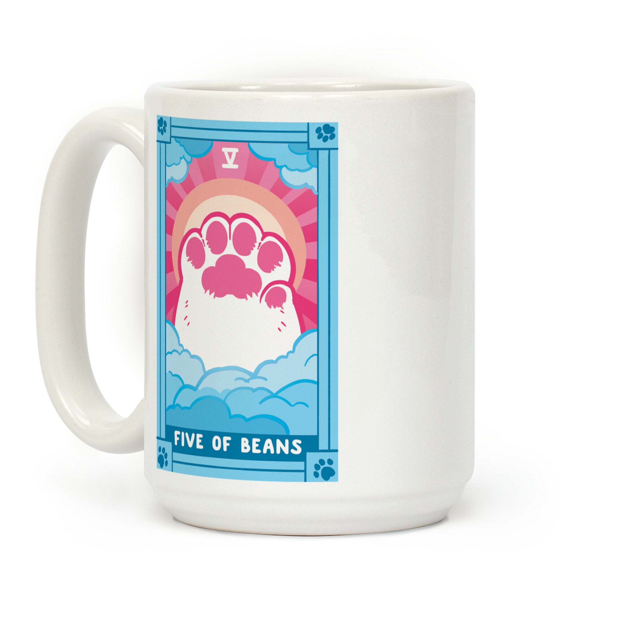 Five of Beans Coffee Mug