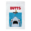 BUTTS Jaws Parody Garden Flag