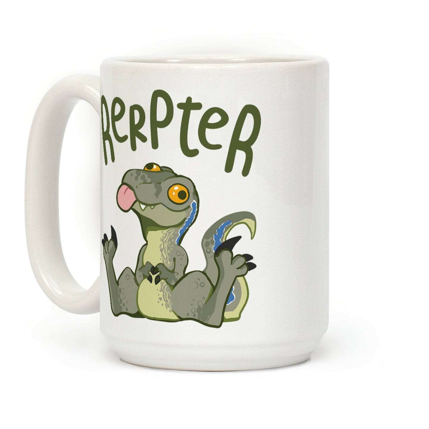 Derpy Raptor Rerpter Coffee Mug