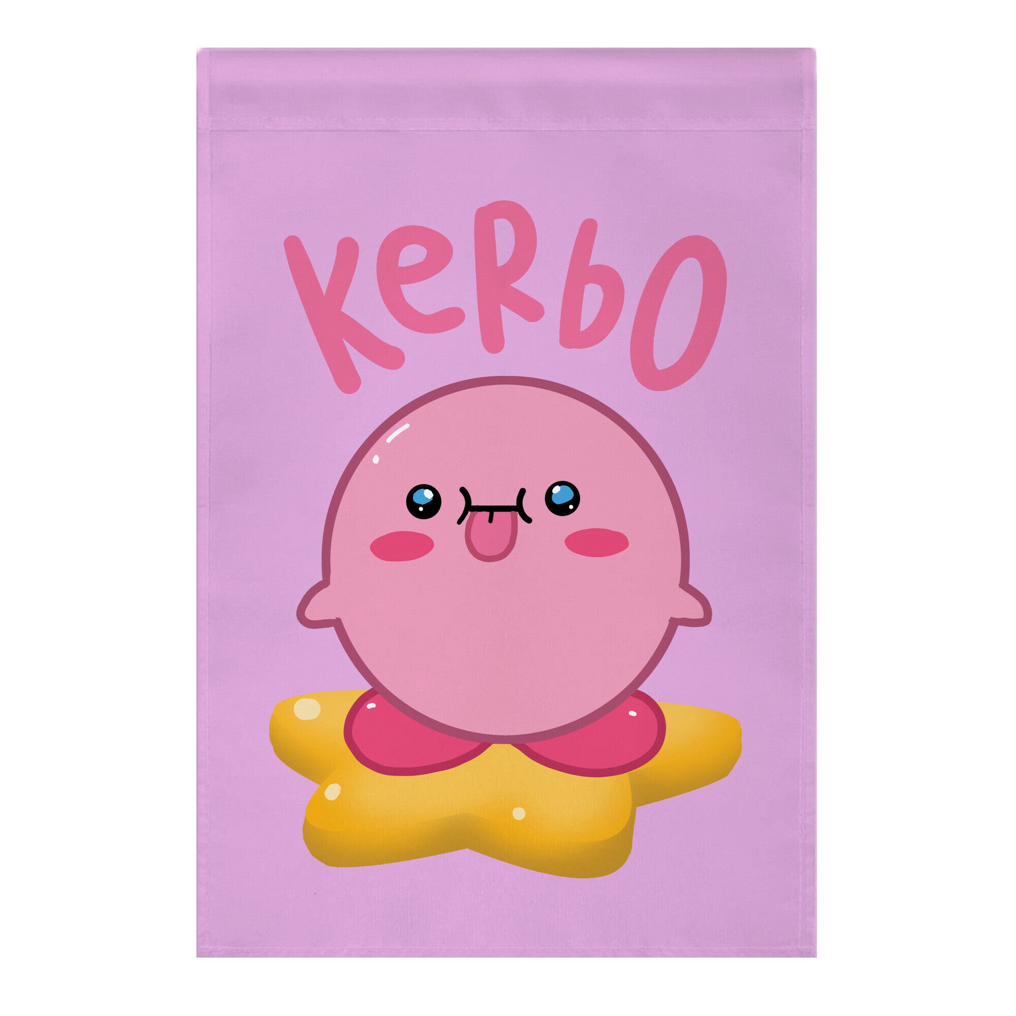 Kerbo Derpy Kirby Garden Flag