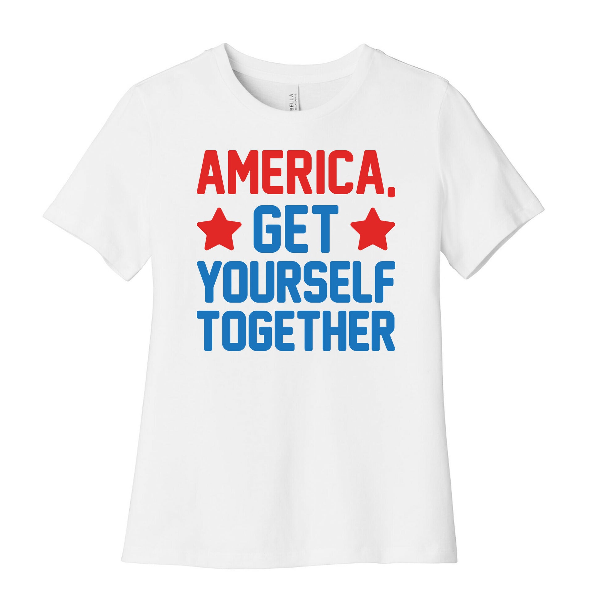 America, Get Yourself Together Women's Cotton Tee