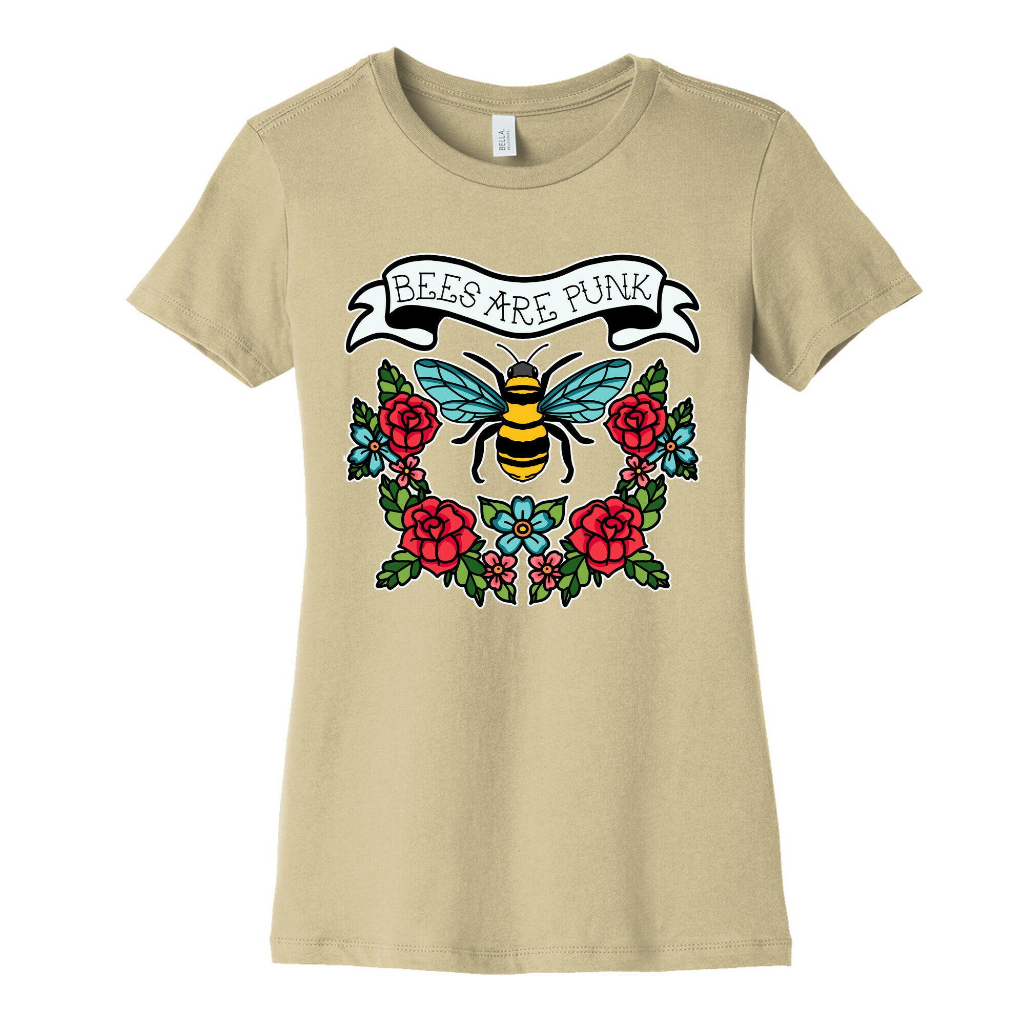 Bees Are Punk Women's Cotton Tee