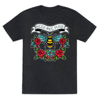 Bees Are Punk Unisex Triblend Tee