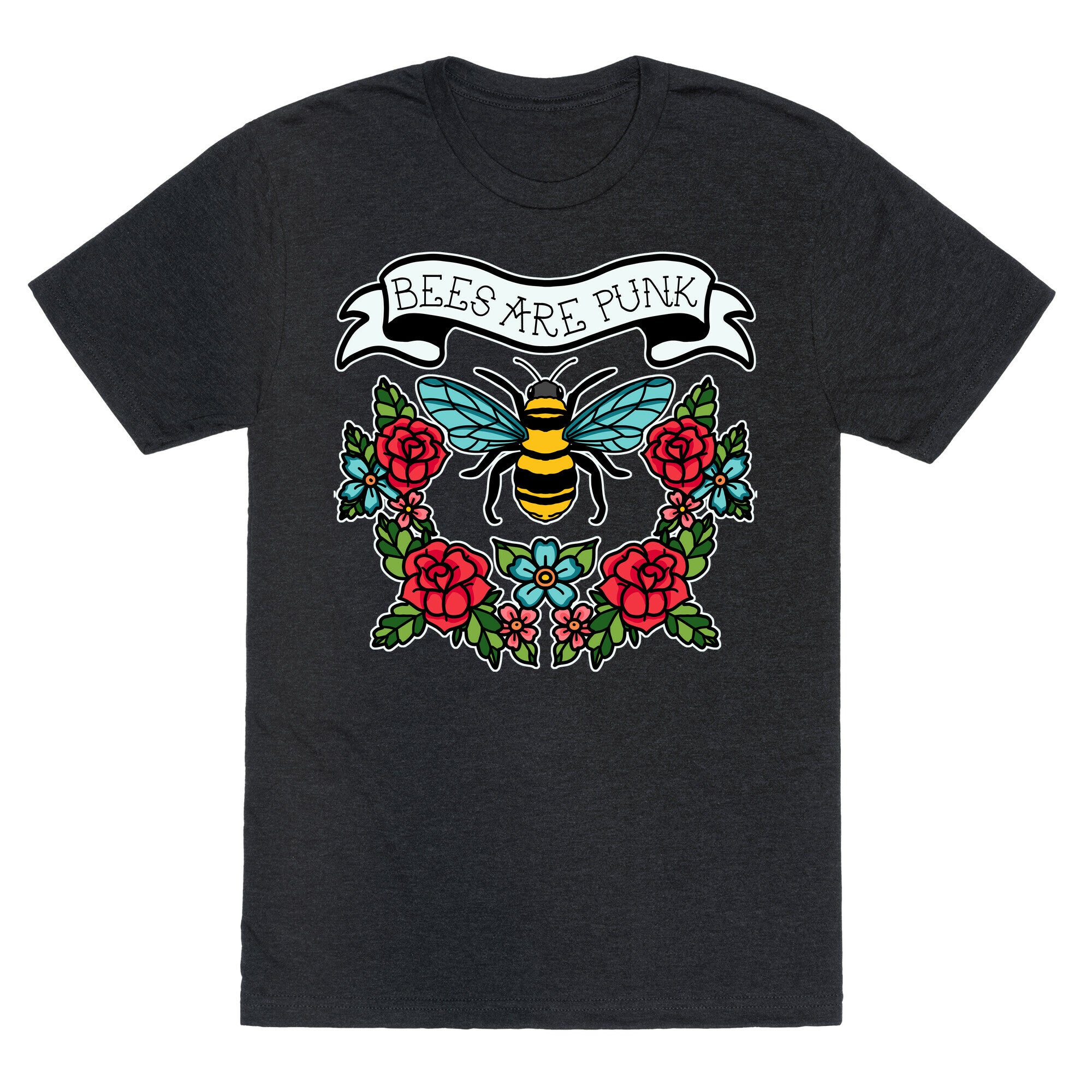 Bees Are Punk Unisex Triblend Tee