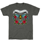 Bees Are Punk Unisex Triblend Tee