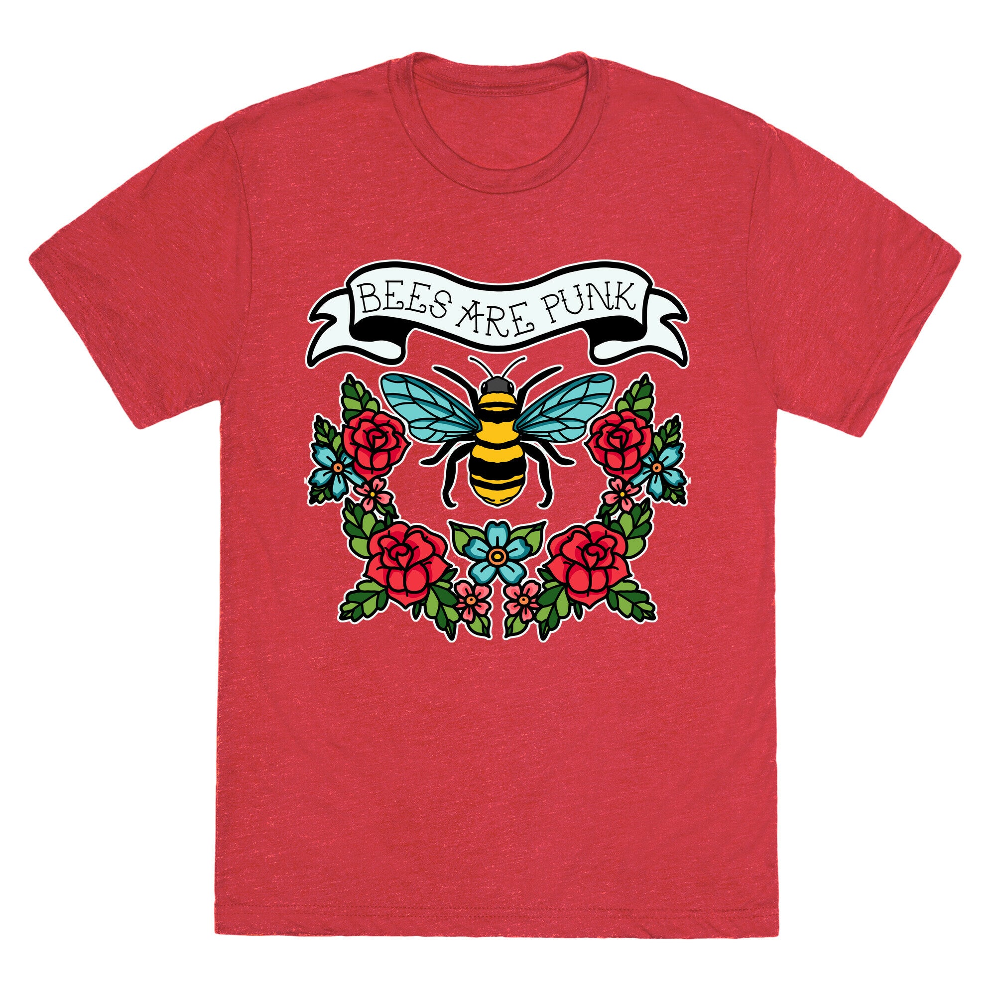 Bees Are Punk Unisex Triblend Tee