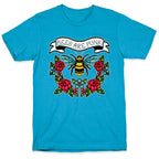 Bees Are Punk Unisex Triblend Tee