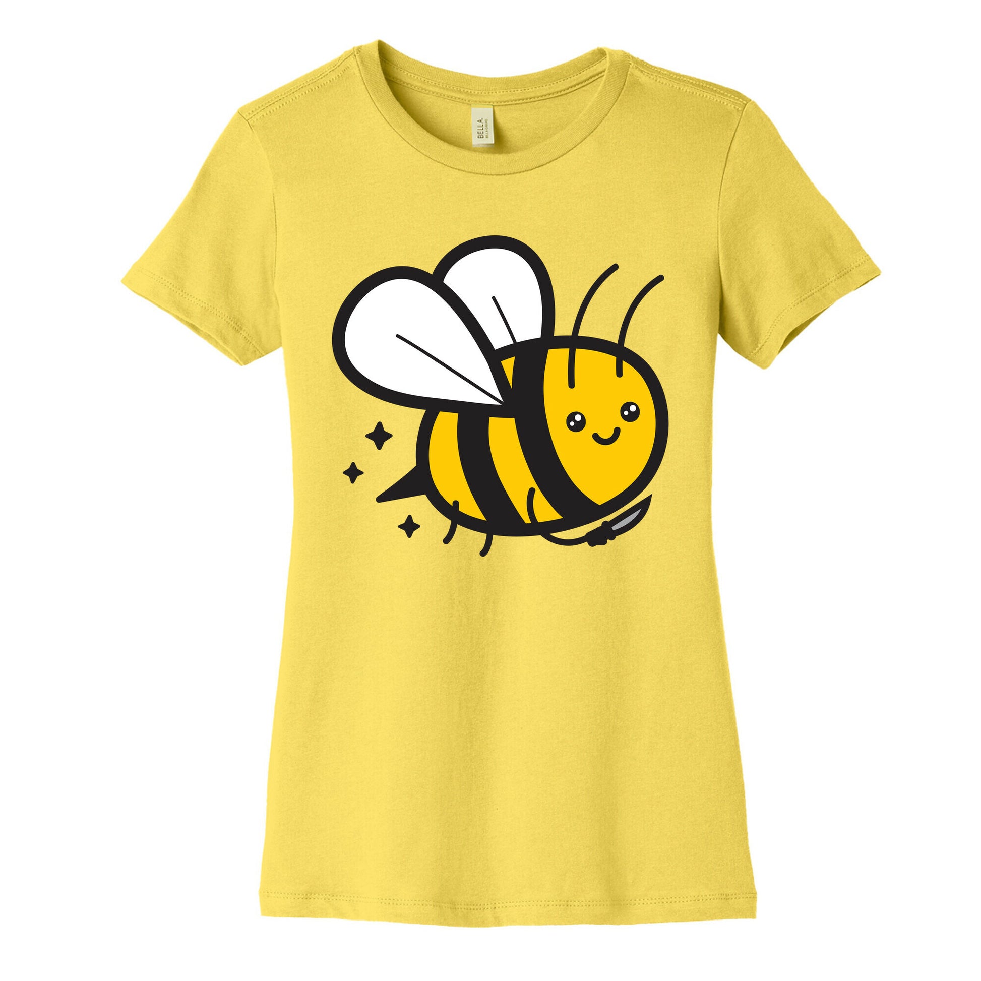 Bee With Knife Women's Cotton Tee