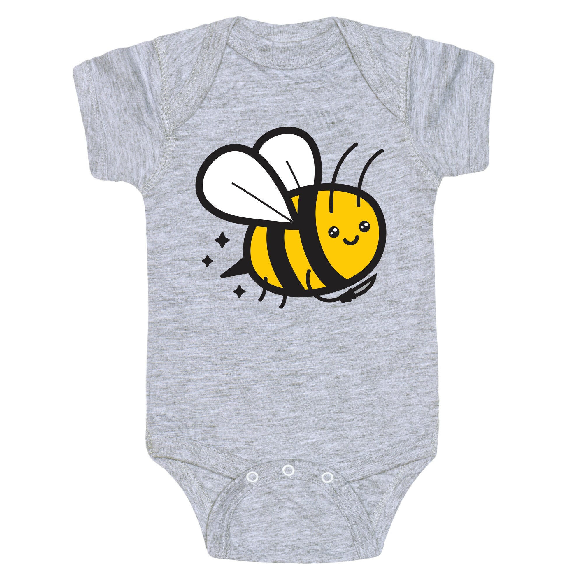 Bee With Knife Baby One Piece