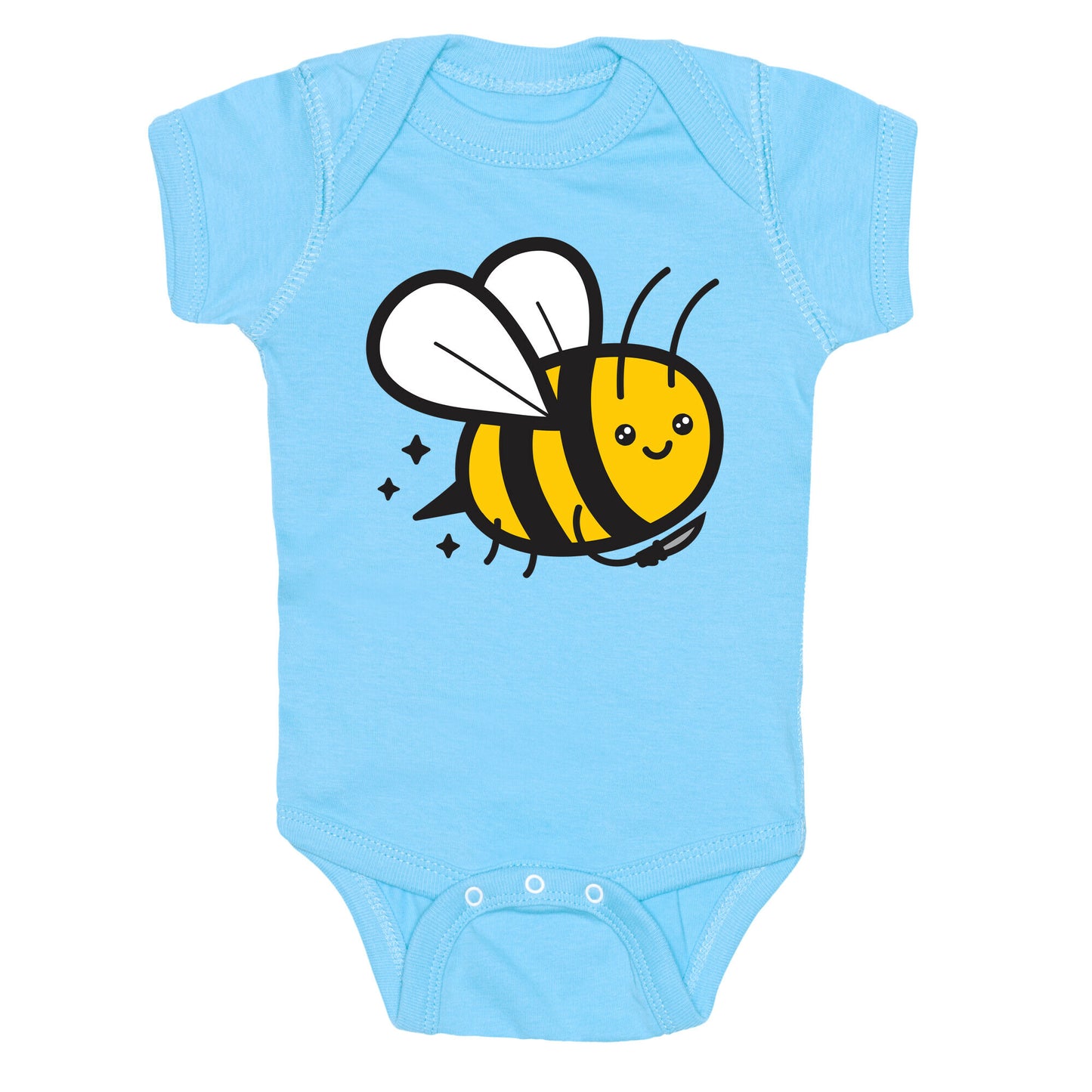 Bee With Knife Baby One Piece